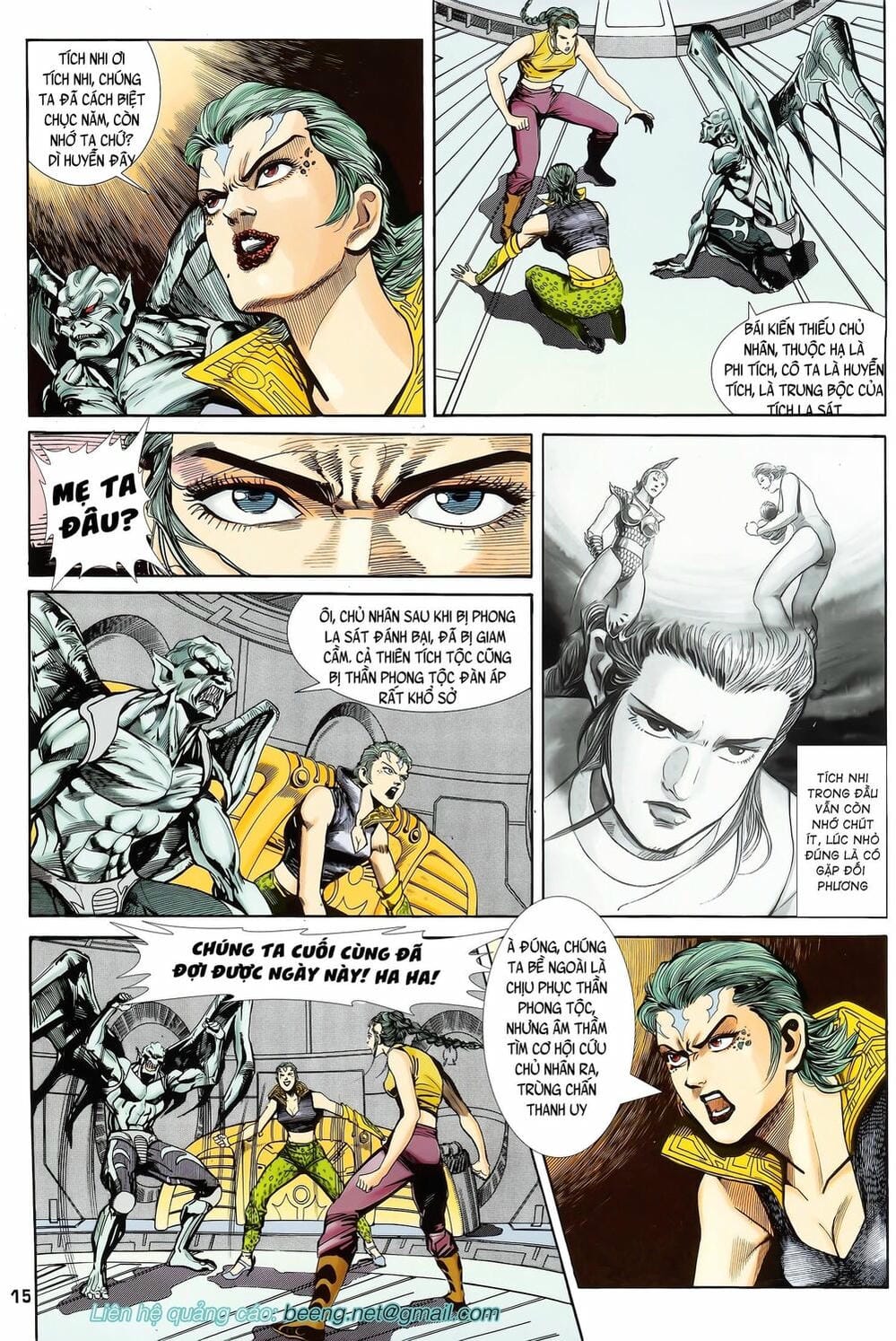 Truyện Tranh Long Hổ 5 Thế trang 8