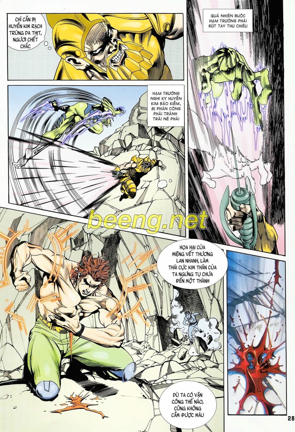 Truyện Tranh Long Hổ 5 Thế trang 8