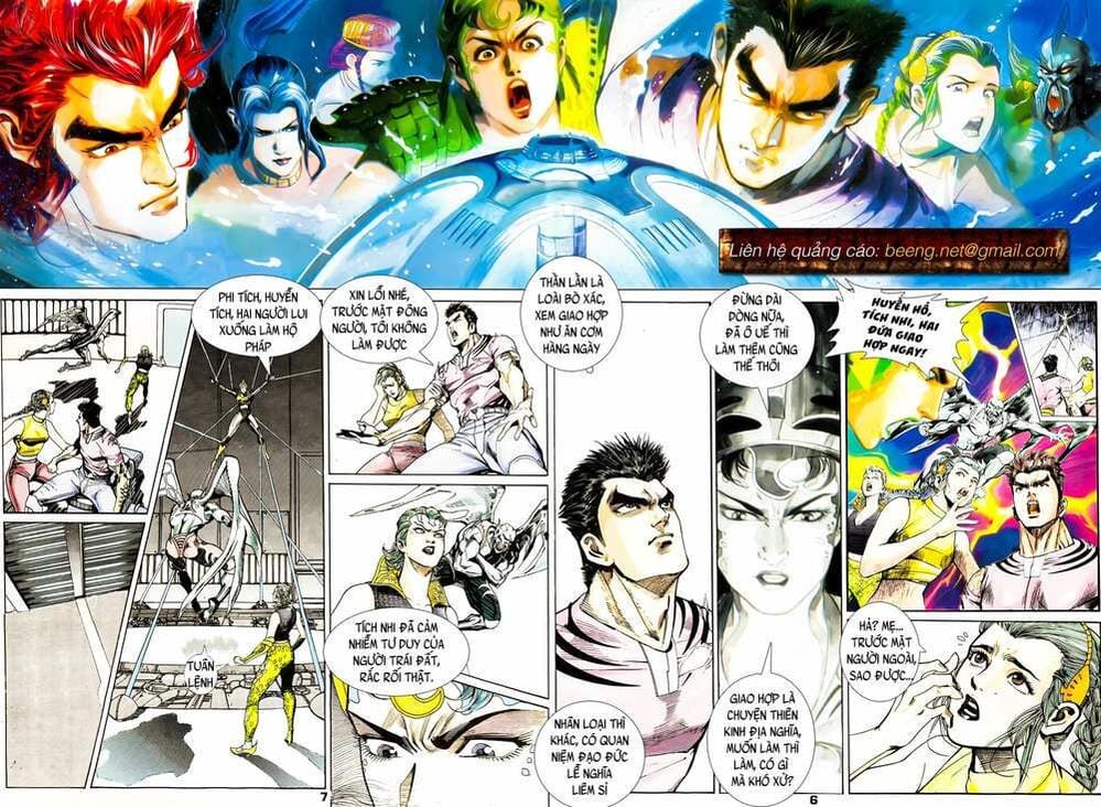 Truyện Tranh Long Hổ 5 Thế trang 8