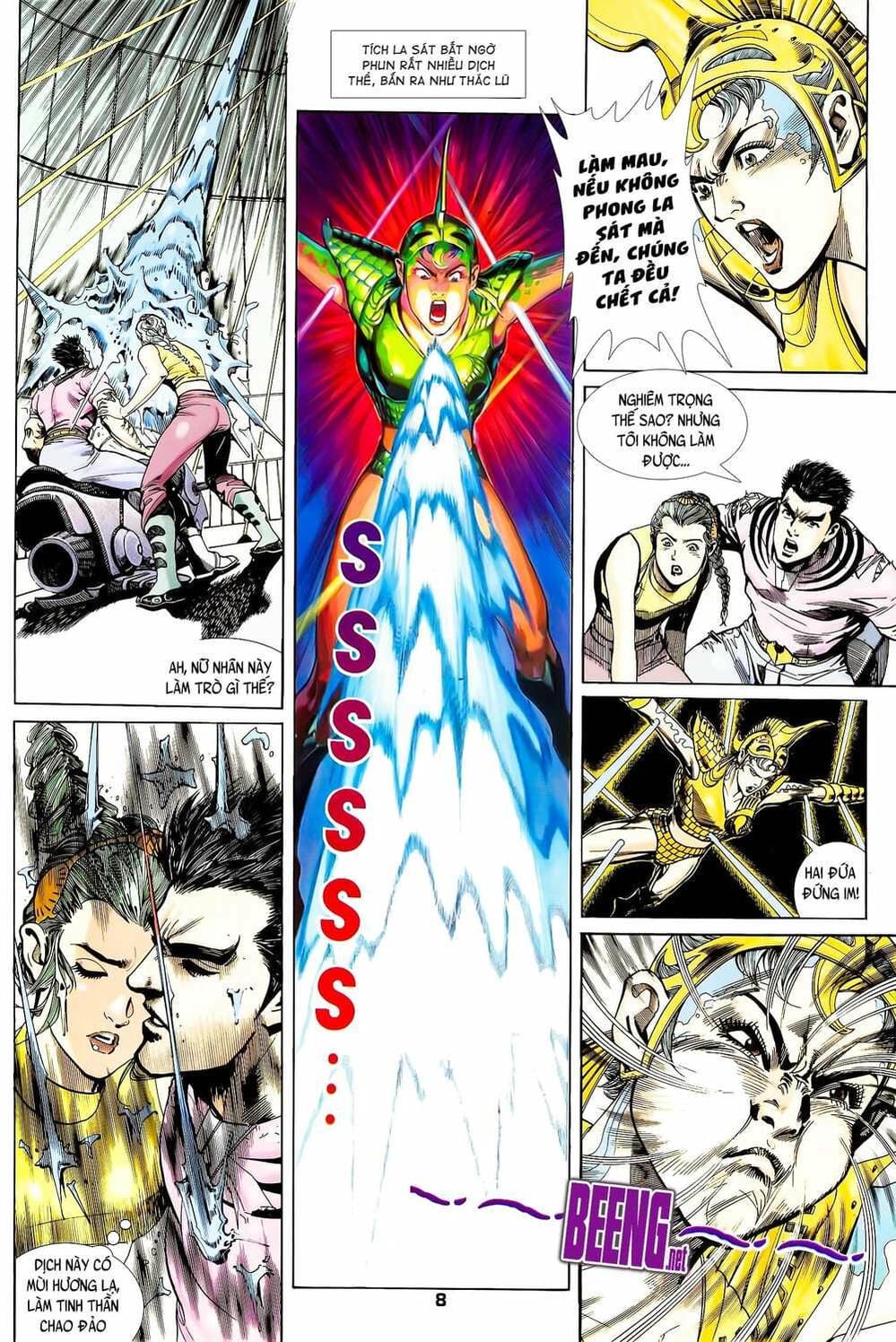 Truyện Tranh Long Hổ 5 Thế trang 8