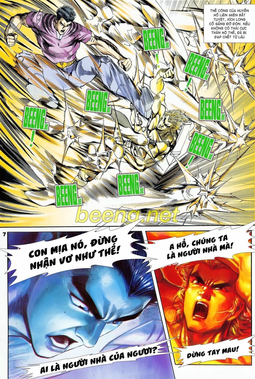 Truyện Tranh Long Hổ 5 Thế trang 8