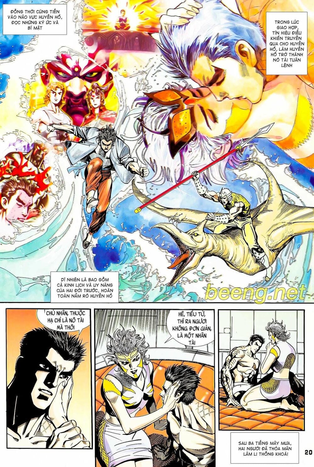 Truyện Tranh Long Hổ 5 Thế trang 8