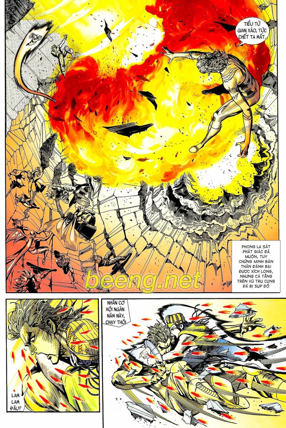 Truyện Tranh Long Hổ 5 Thế trang 8