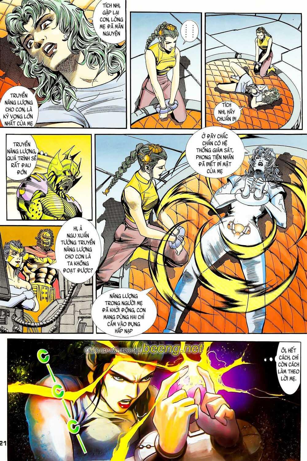 Truyện Tranh Long Hổ 5 Thế trang 8