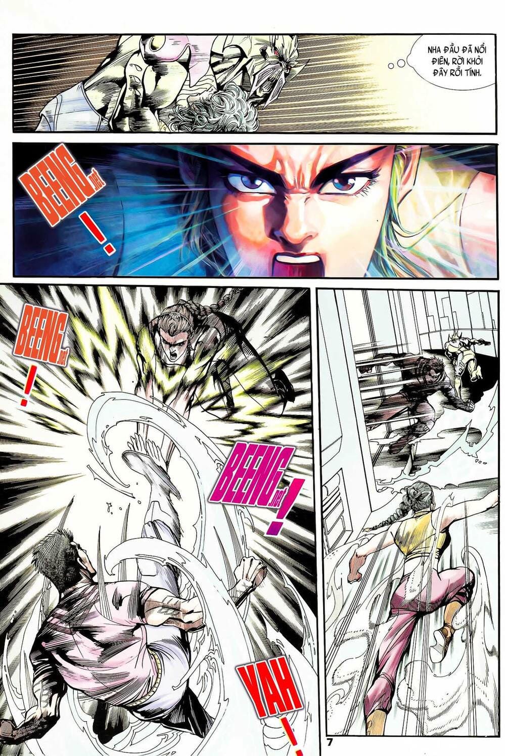 Truyện Tranh Long Hổ 5 Thế trang 8
