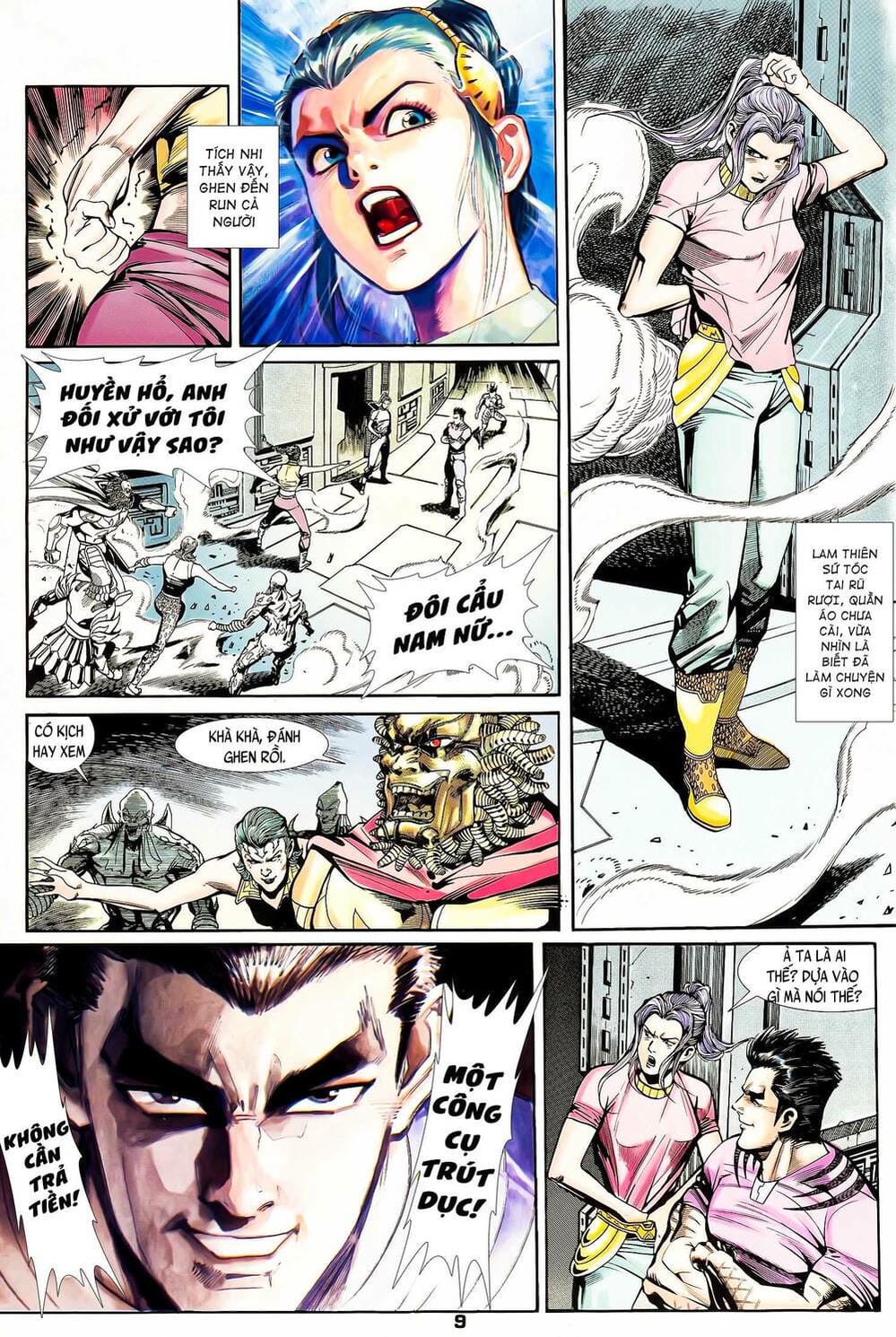 Truyện Tranh Long Hổ 5 Thế trang 8