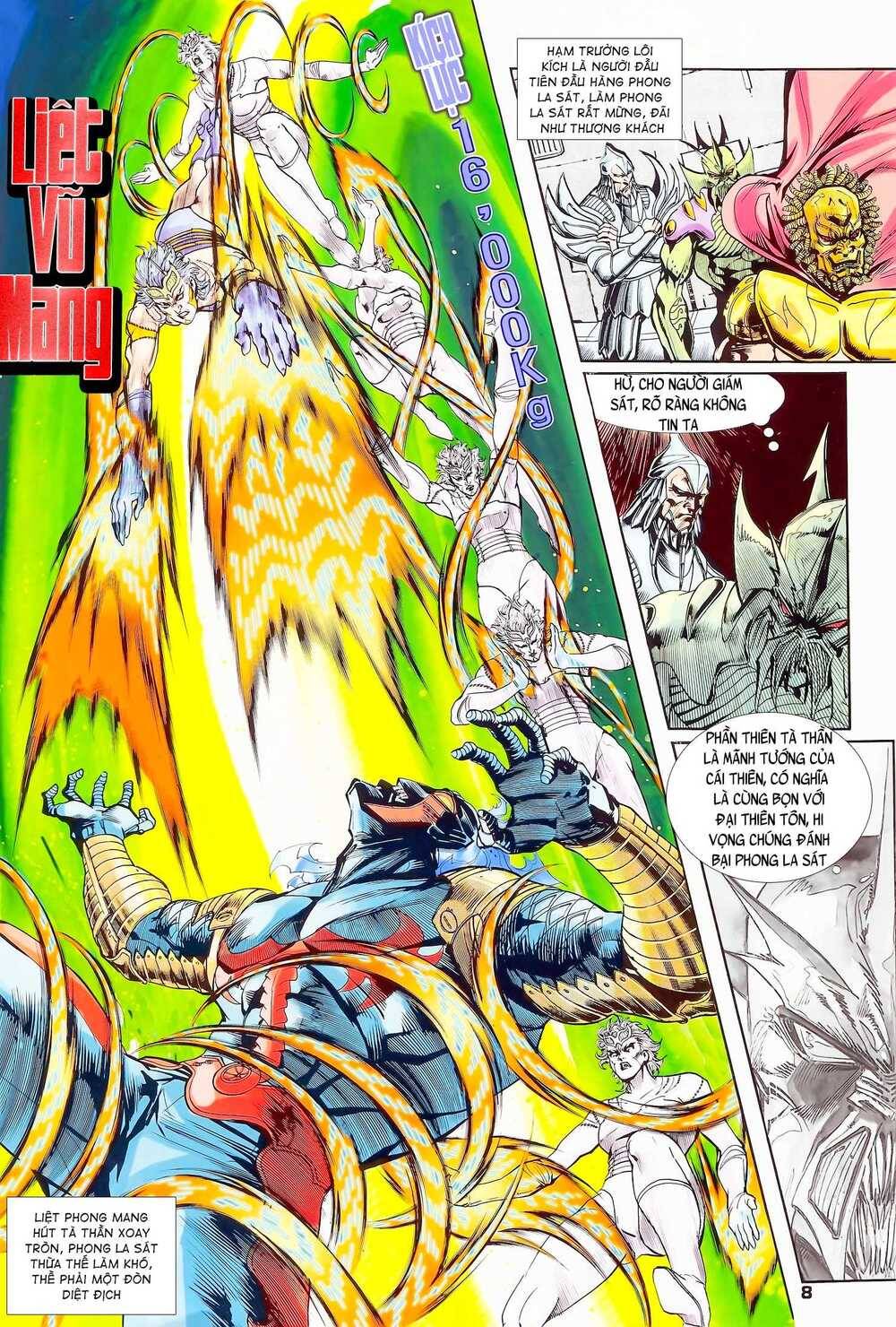 Truyện Tranh Long Hổ 5 Thế trang 8