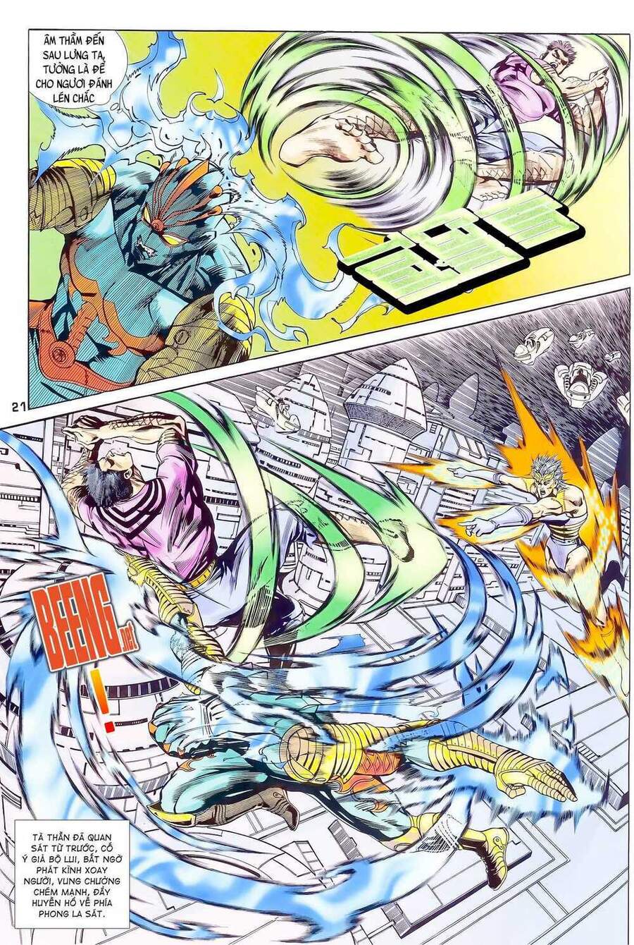 Truyện Tranh Long Hổ 5 Thế trang 8