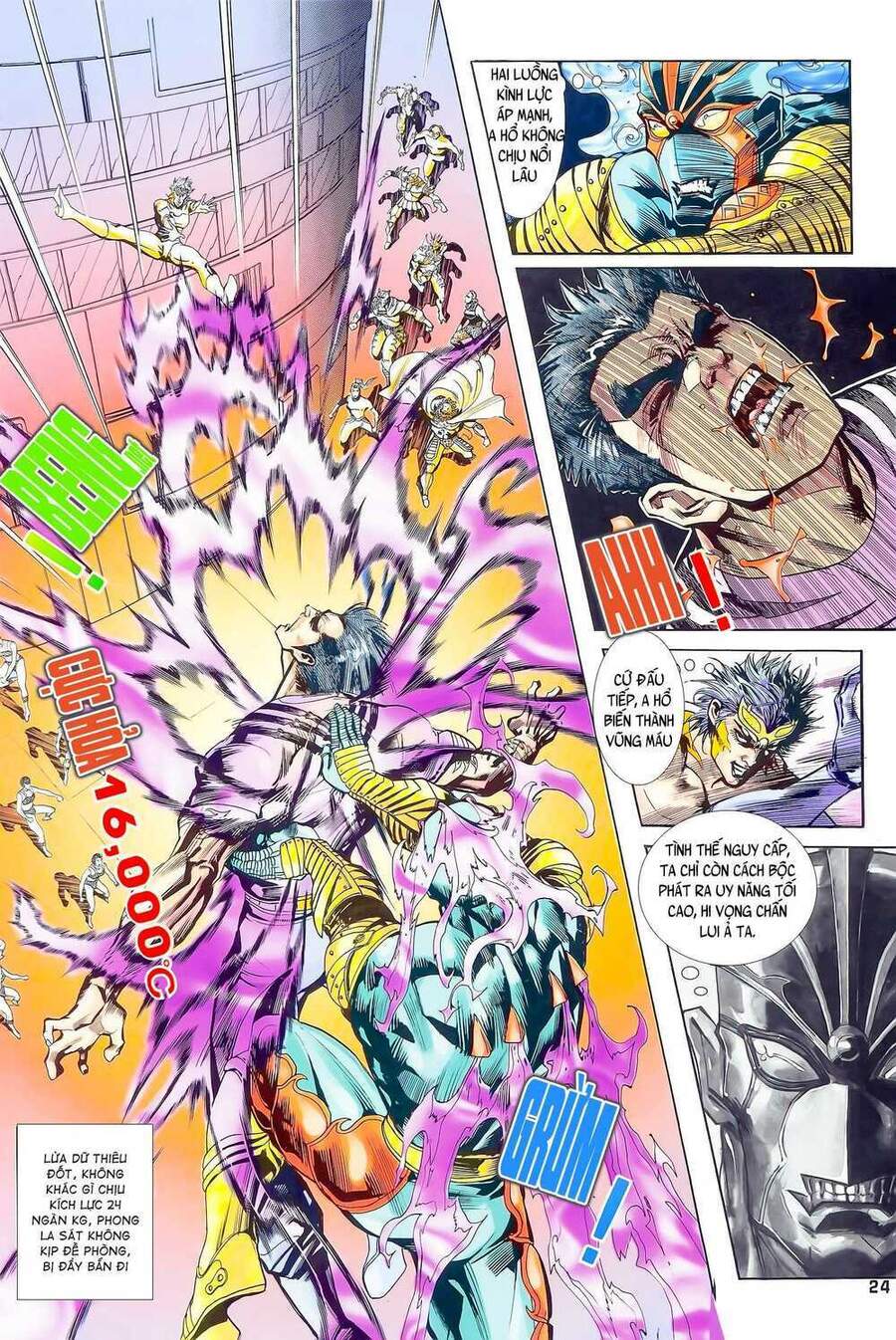 Truyện Tranh Long Hổ 5 Thế trang 8