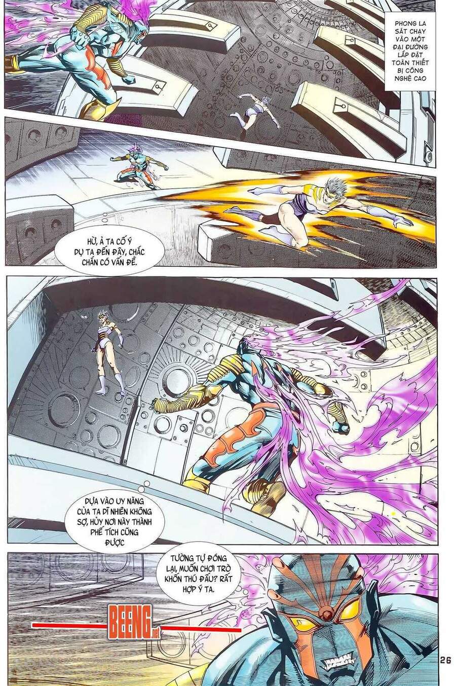 Truyện Tranh Long Hổ 5 Thế trang 8