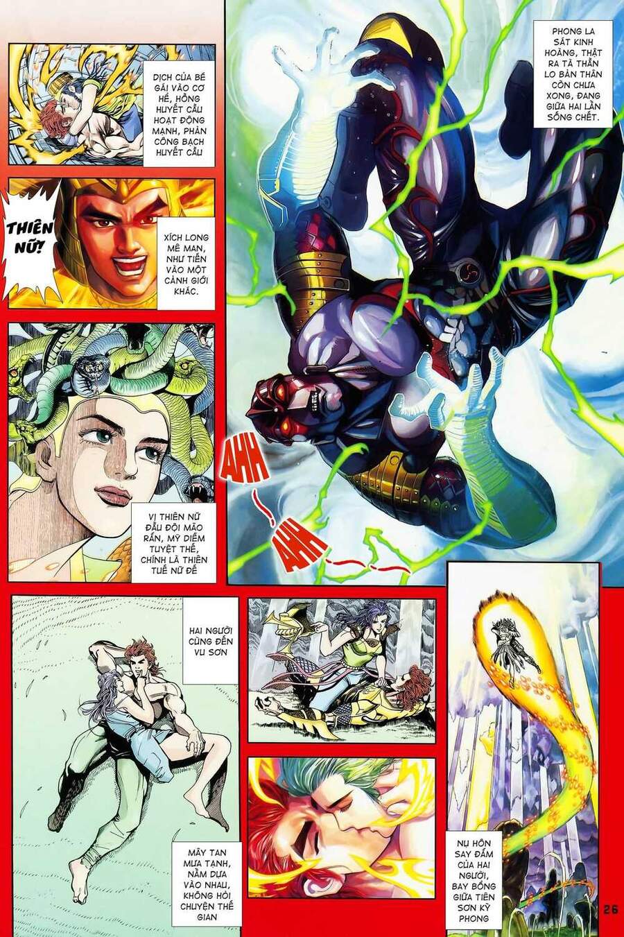 Truyện Tranh Long Hổ 5 Thế trang 8