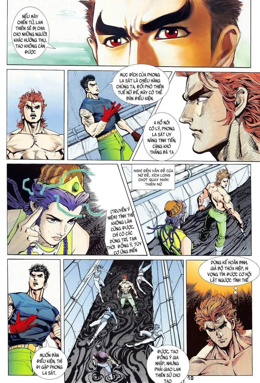 Truyện Tranh Long Hổ 5 Thế trang 8
