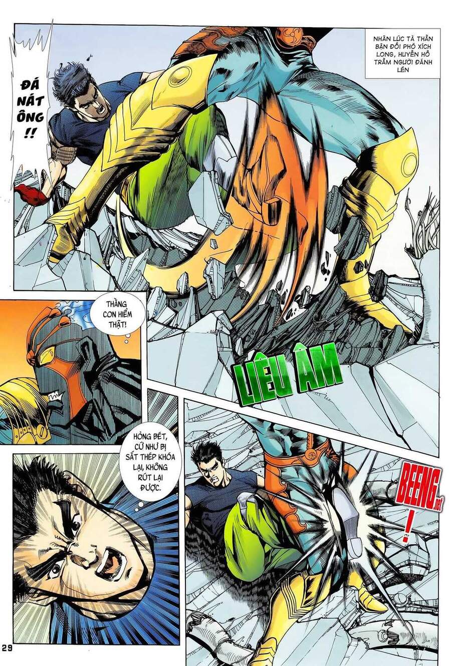 Truyện Tranh Long Hổ 5 Thế trang 8