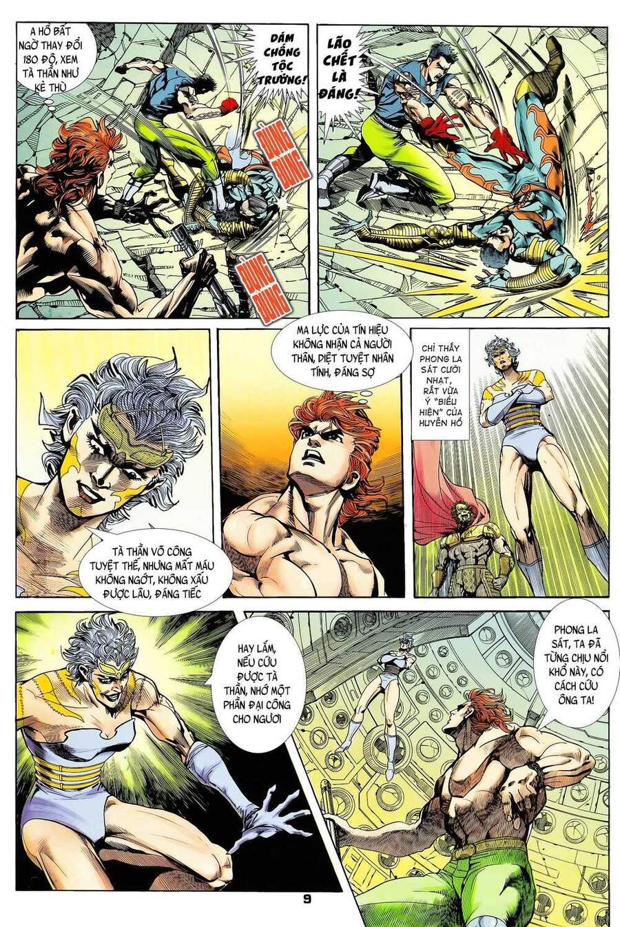 Truyện Tranh Long Hổ 5 Thế trang 8