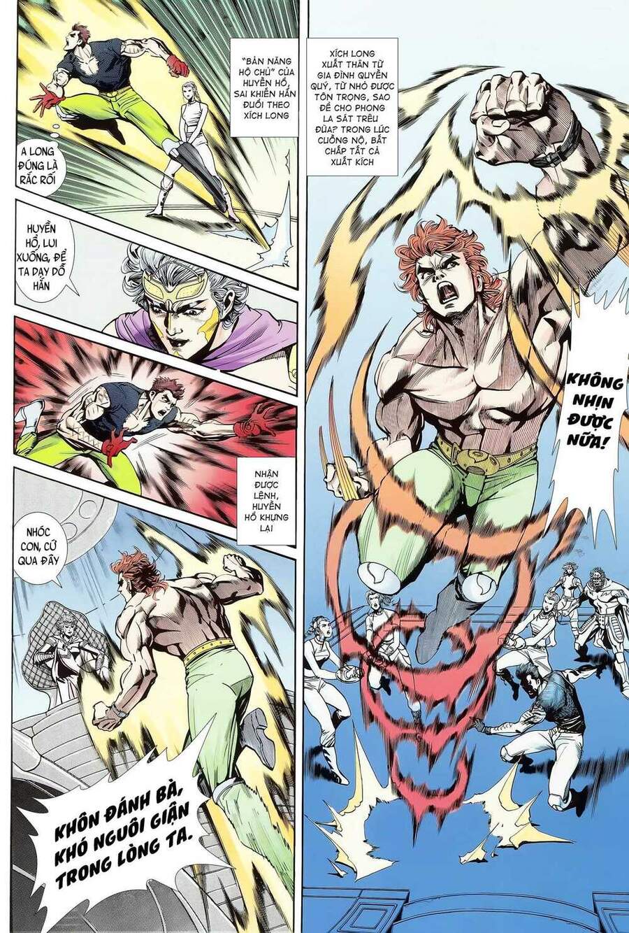 Truyện Tranh Long Hổ 5 Thế trang 8