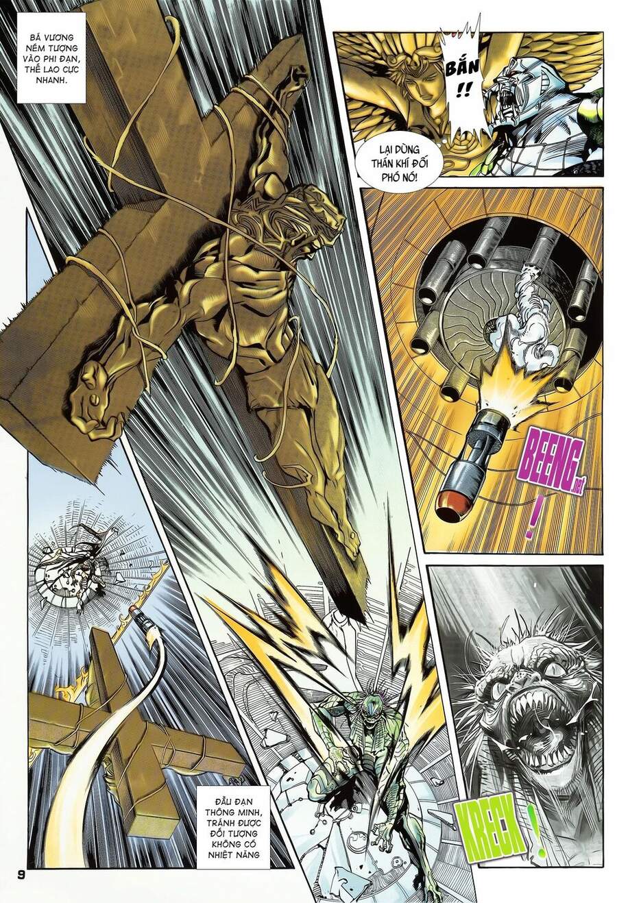 Truyện Tranh Long Hổ 5 Thế trang 8