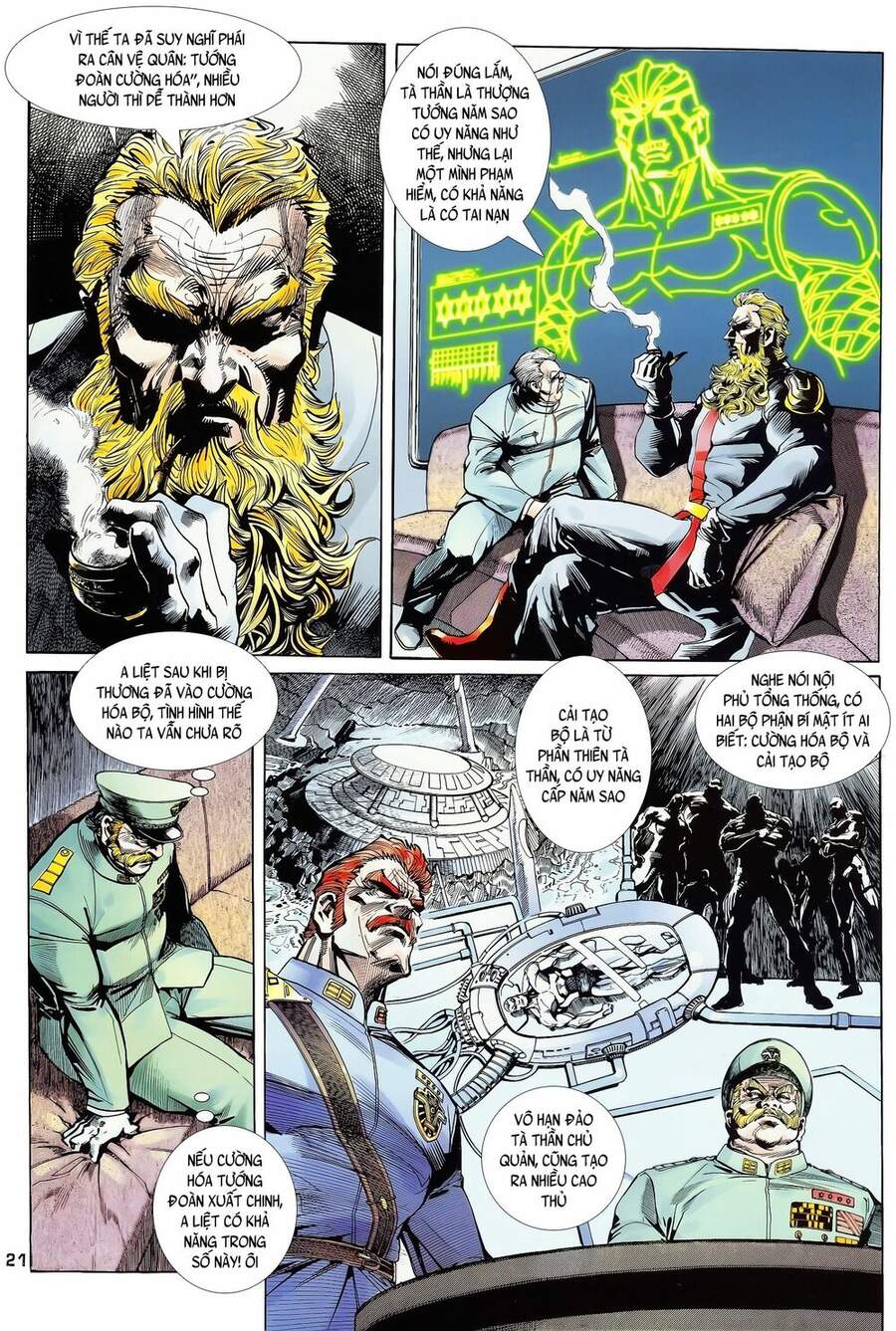 Truyện Tranh Long Hổ 5 Thế trang 8