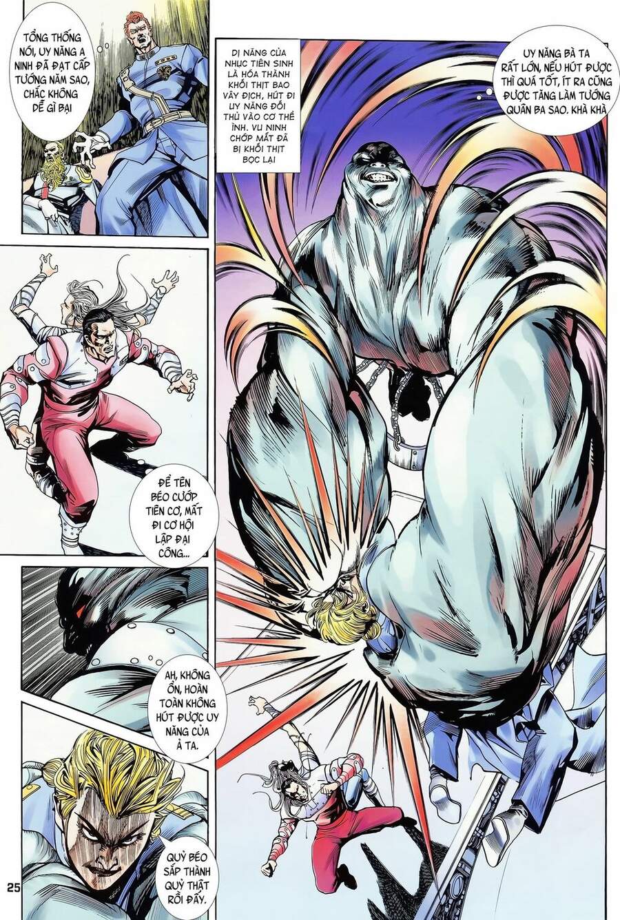 Truyện Tranh Long Hổ 5 Thế trang 8