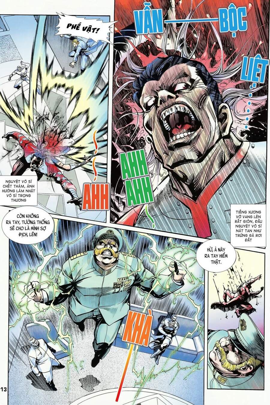 Truyện Tranh Long Hổ 5 Thế trang 8