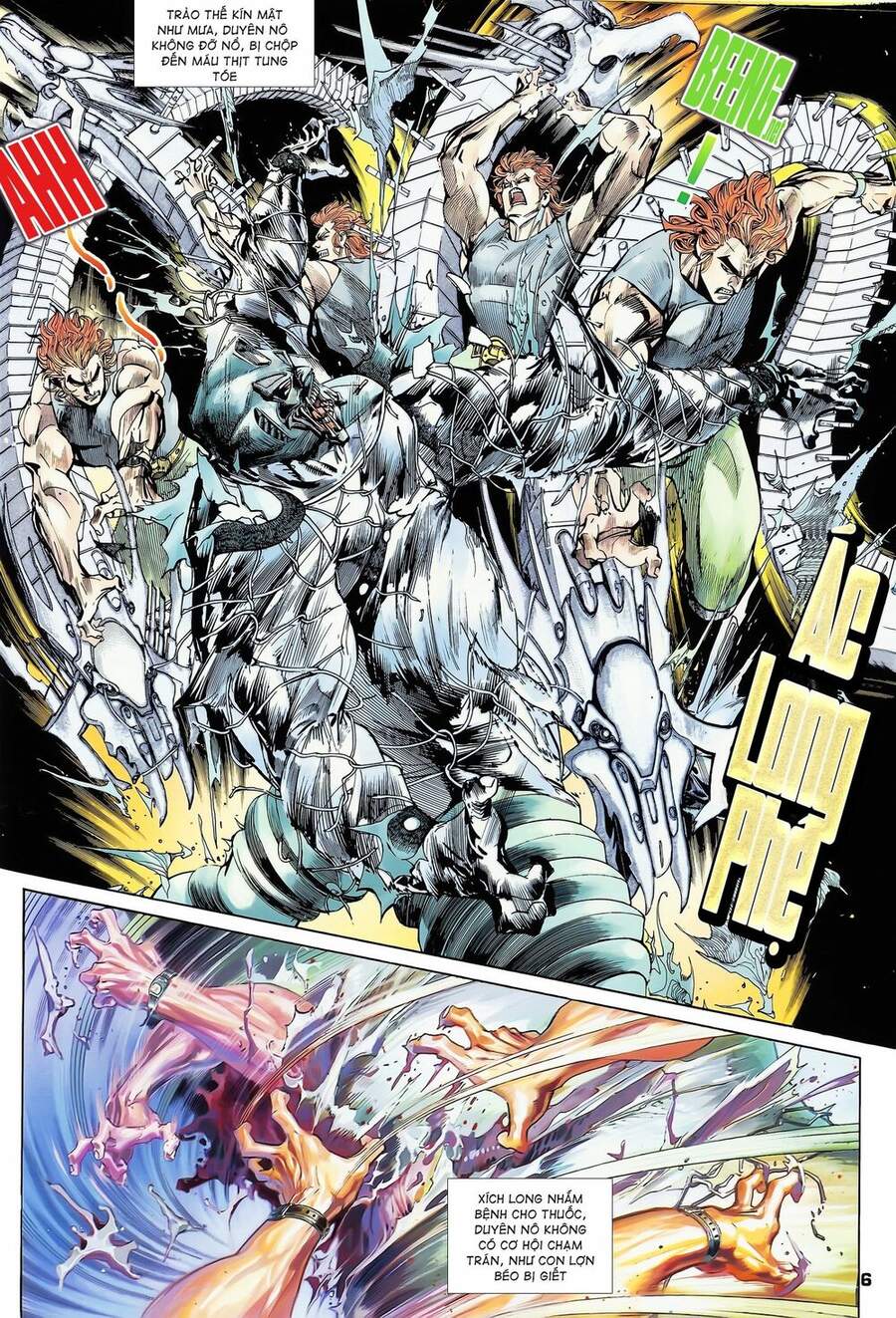 Truyện Tranh Long Hổ 5 Thế trang 8