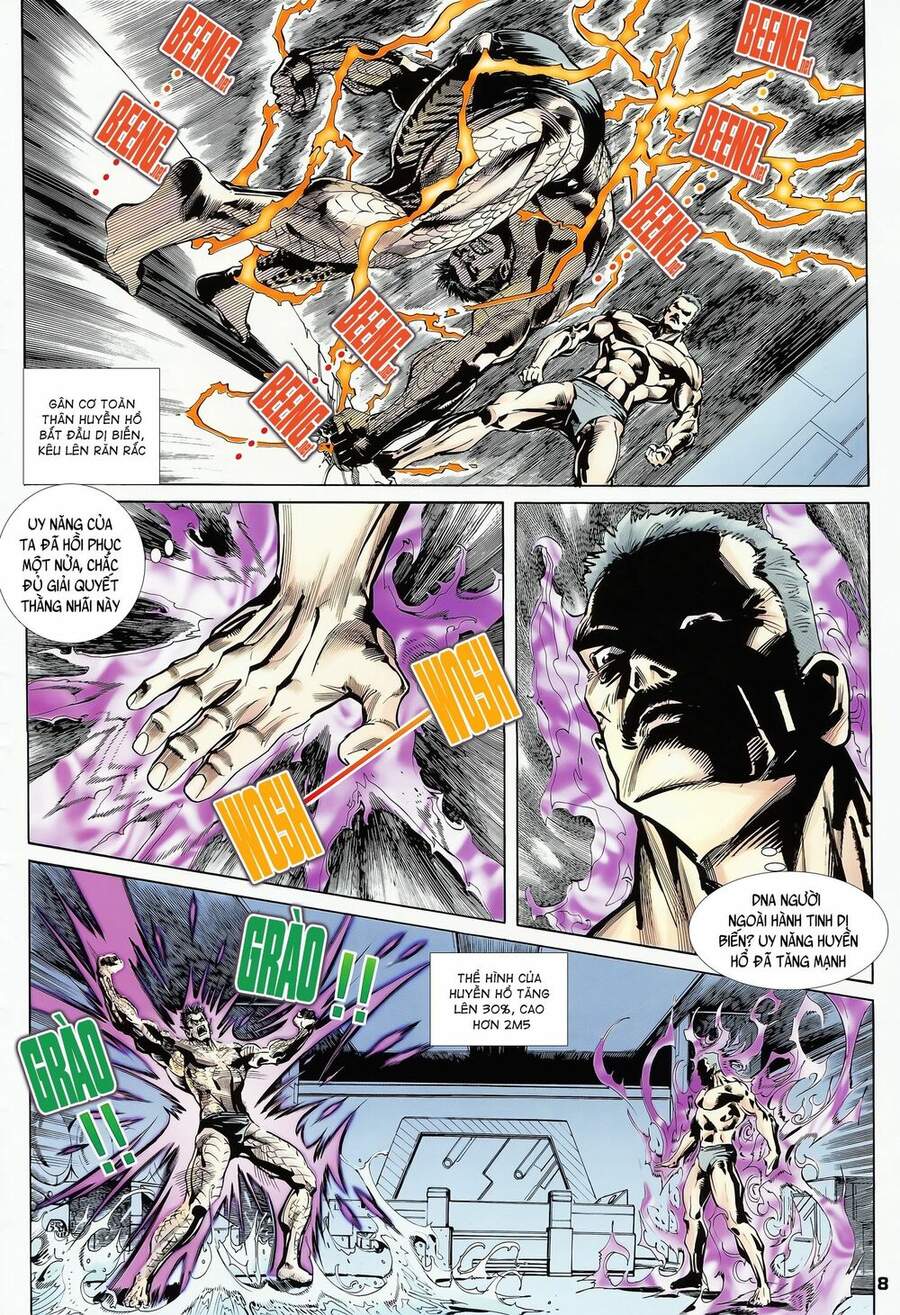 Truyện Tranh Long Hổ 5 Thế trang 8