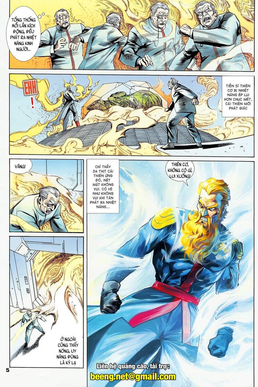 Truyện Tranh Long Hổ 5 Thế trang 8