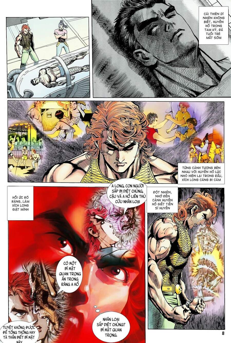 Truyện Tranh Long Hổ 5 Thế trang 8