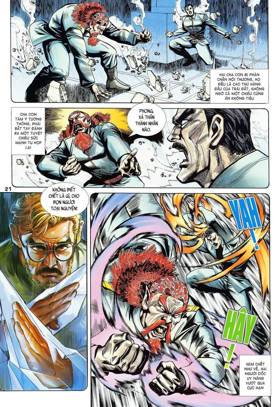 Truyện Tranh Long Hổ 5 Thế trang 8