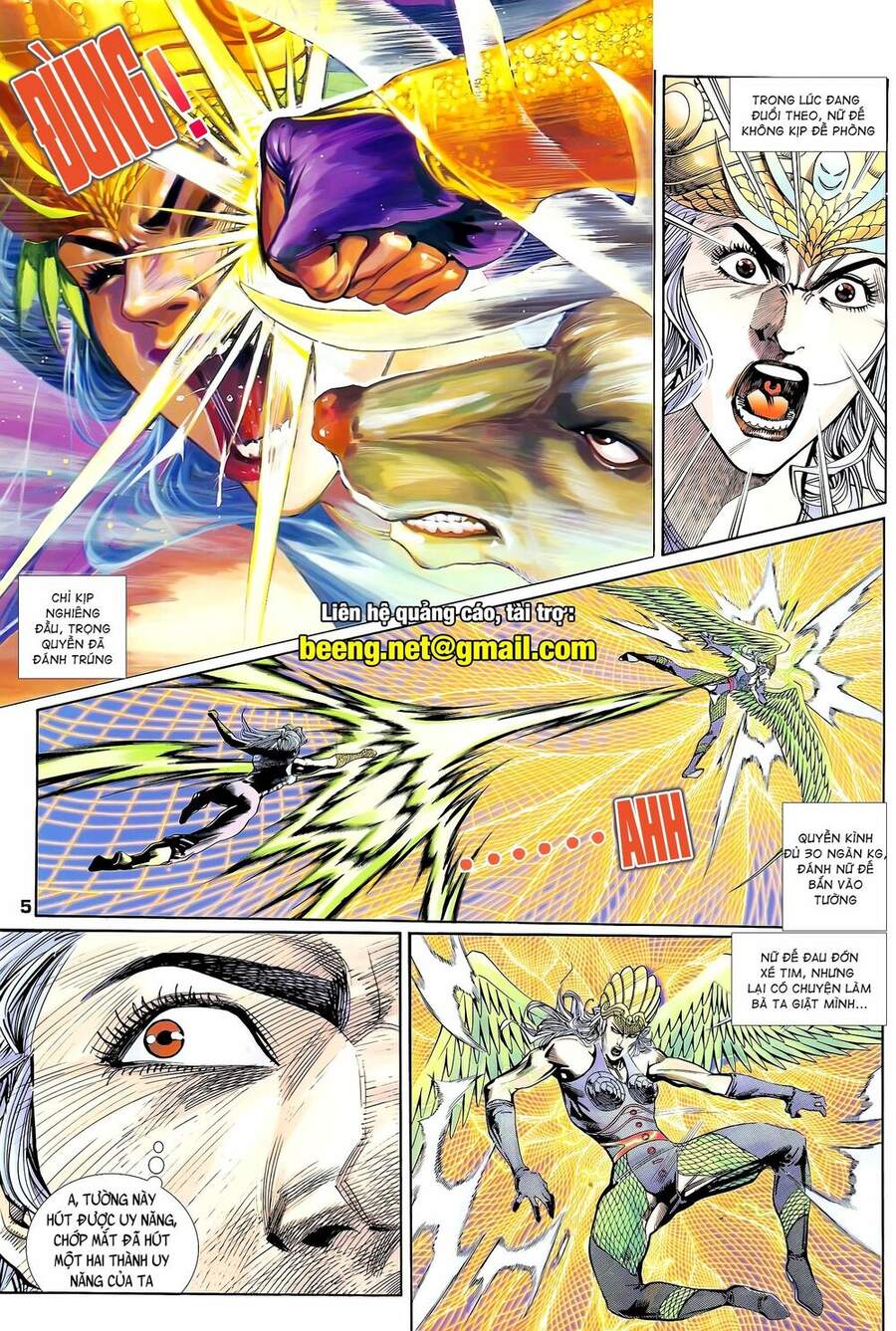 Truyện Tranh Long Hổ 5 Thế trang 8