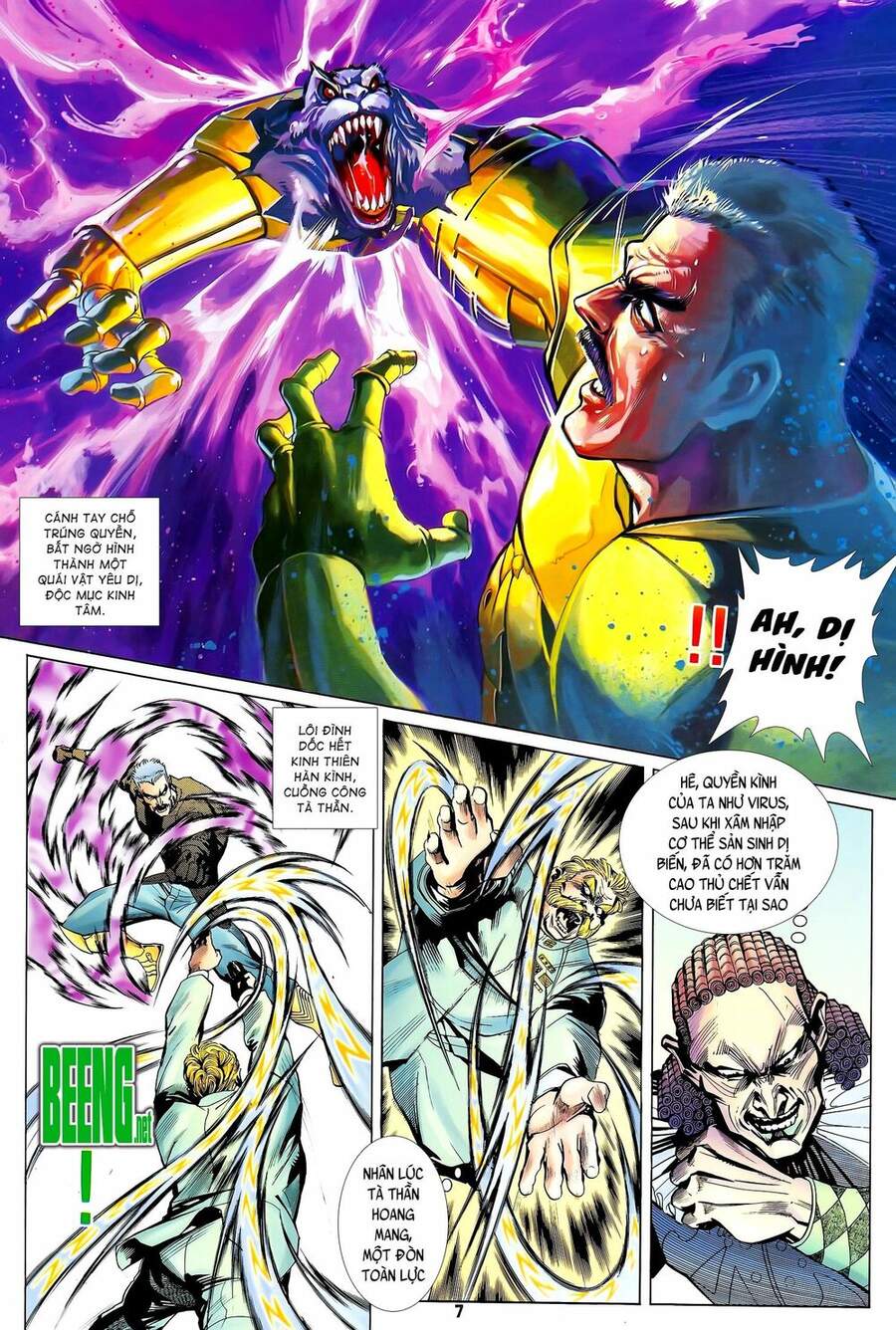 Truyện Tranh Long Hổ 5 Thế trang 8