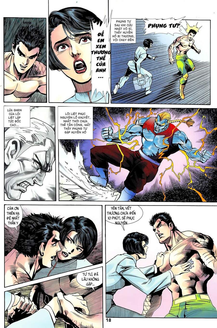 Truyện Tranh Long Hổ 5 Thế trang 8