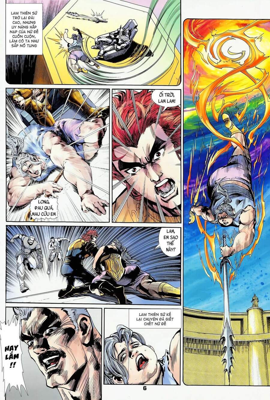 Truyện Tranh Long Hổ 5 Thế trang 8