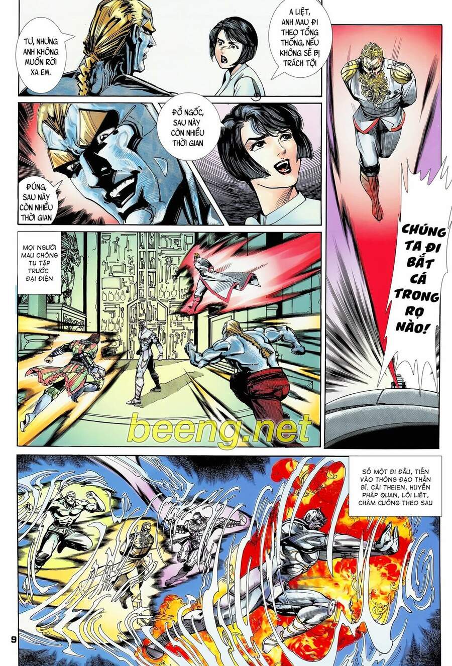 Truyện Tranh Long Hổ 5 Thế trang 8
