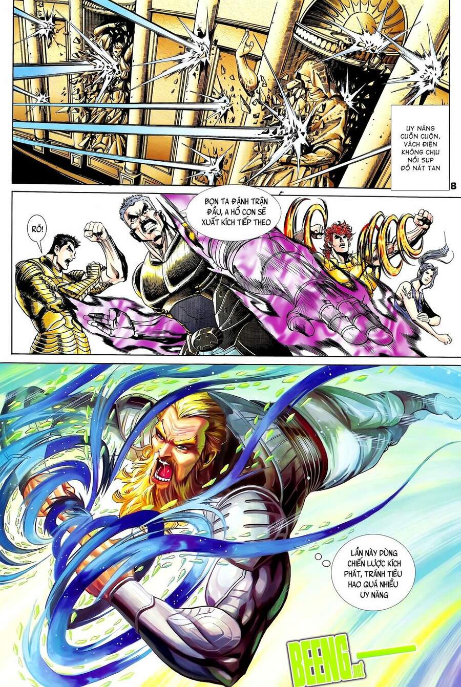 Truyện Tranh Long Hổ 5 Thế trang 8