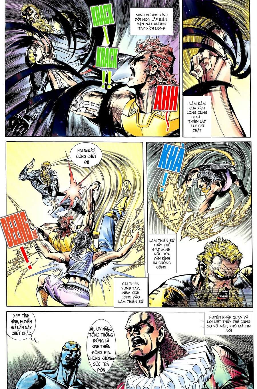 Truyện Tranh Long Hổ 5 Thế trang 8