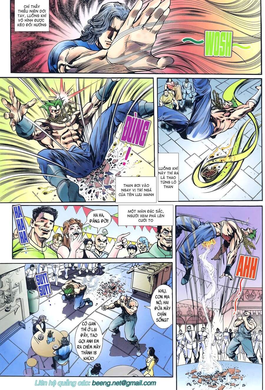 Truyện Tranh Long Hổ 5 Thế trang 8