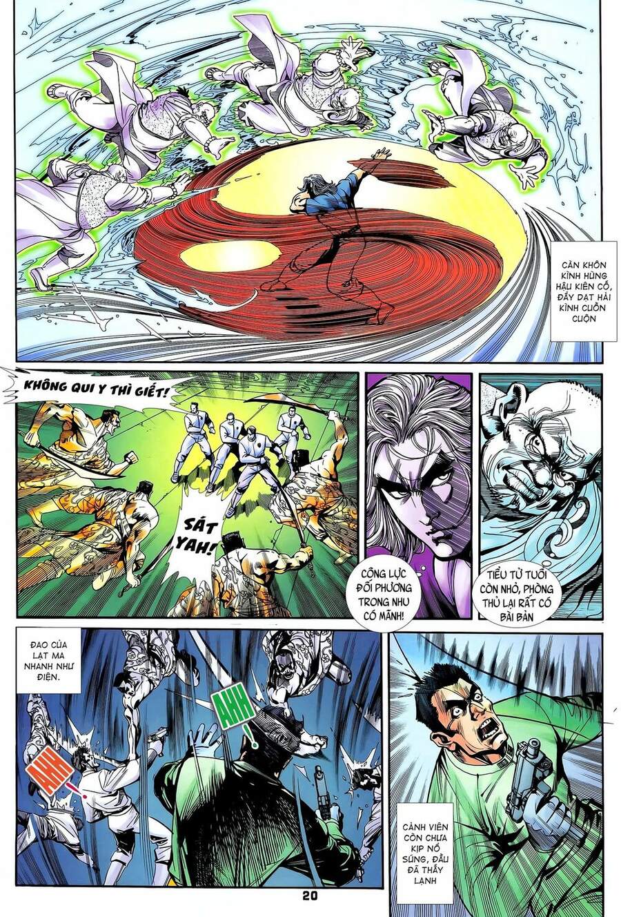 Truyện Tranh Long Hổ 5 Thế trang 8
