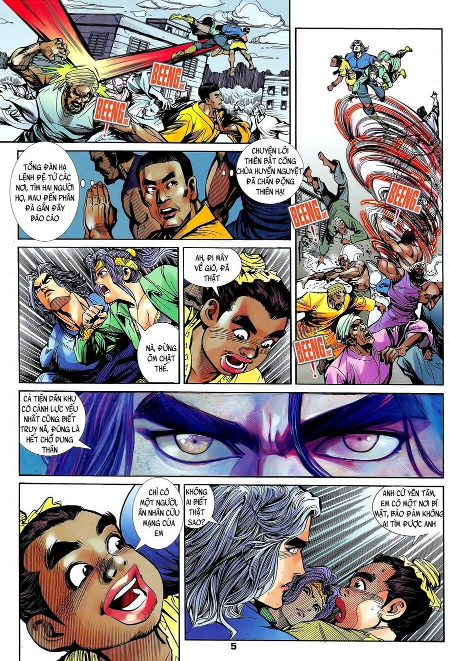 Truyện Tranh Long Hổ 5 Thế trang 8