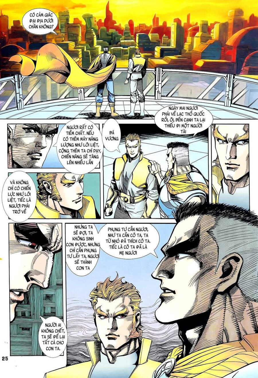 Truyện Tranh Long Hổ 5 Thế trang 8