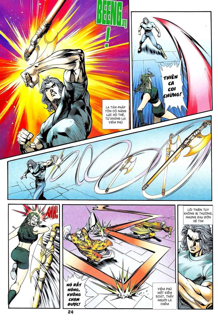 Truyện Tranh Long Hổ 5 Thế trang 8