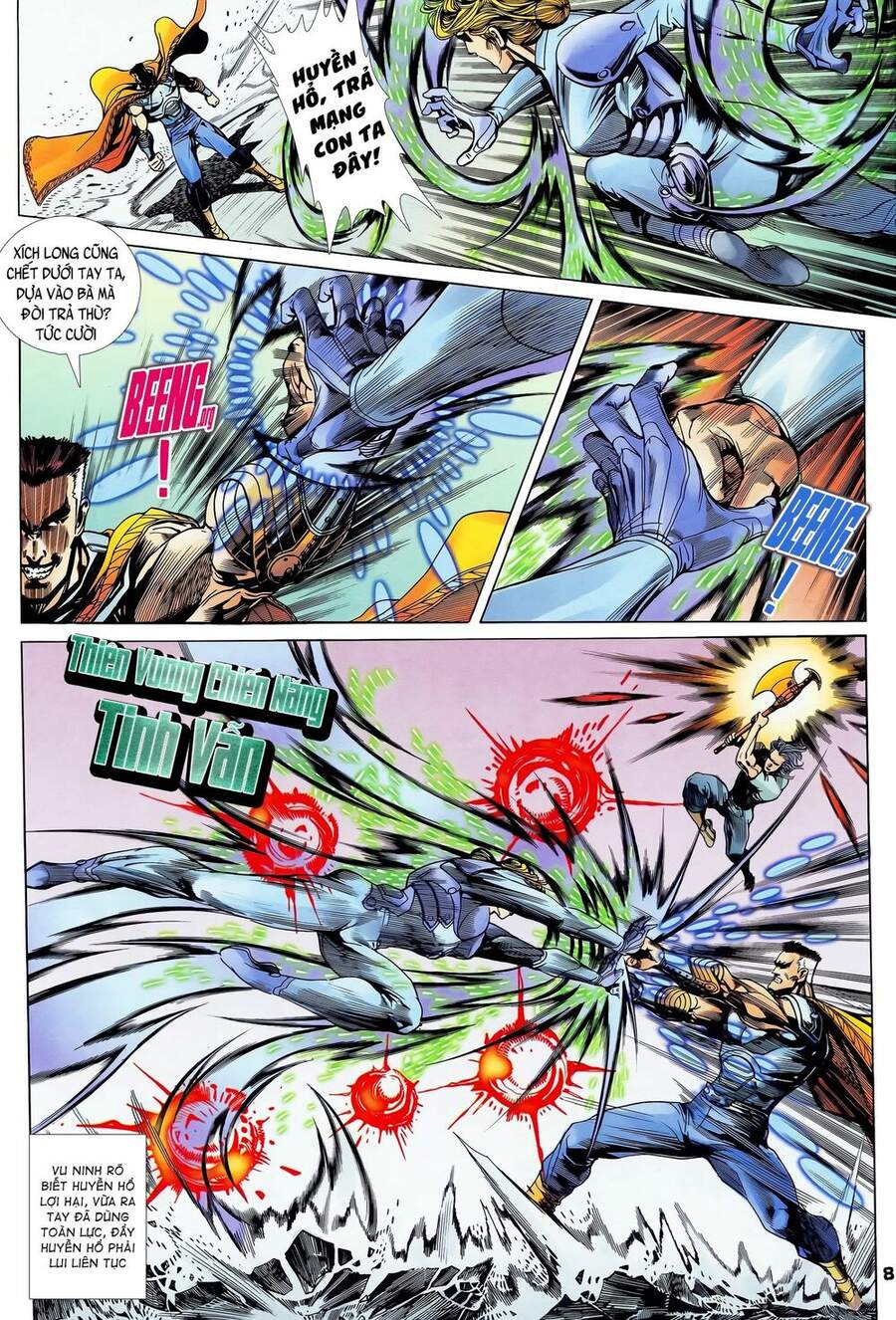 Truyện Tranh Long Hổ 5 Thế trang 8