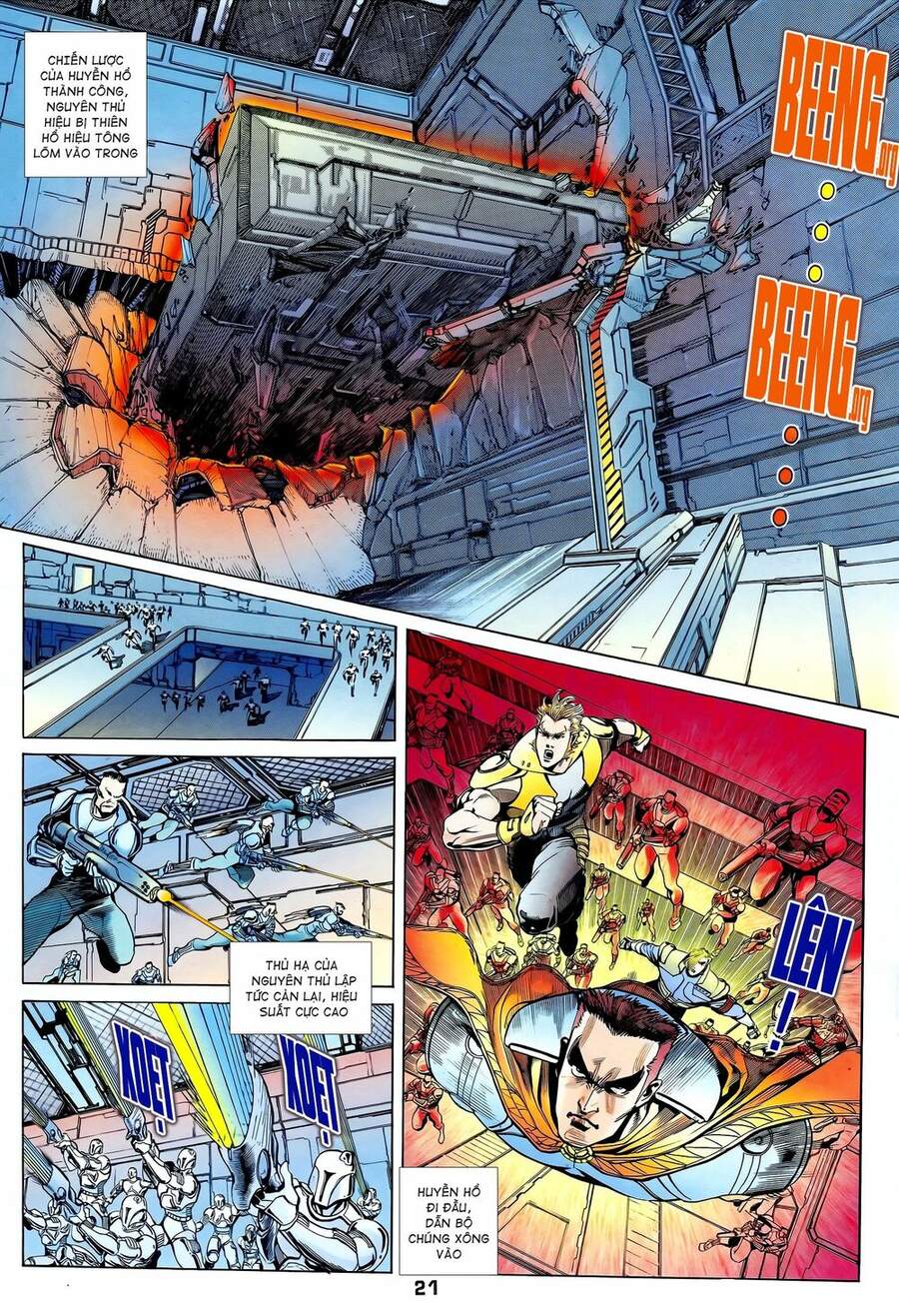 Truyện Tranh Long Hổ 5 Thế trang 8