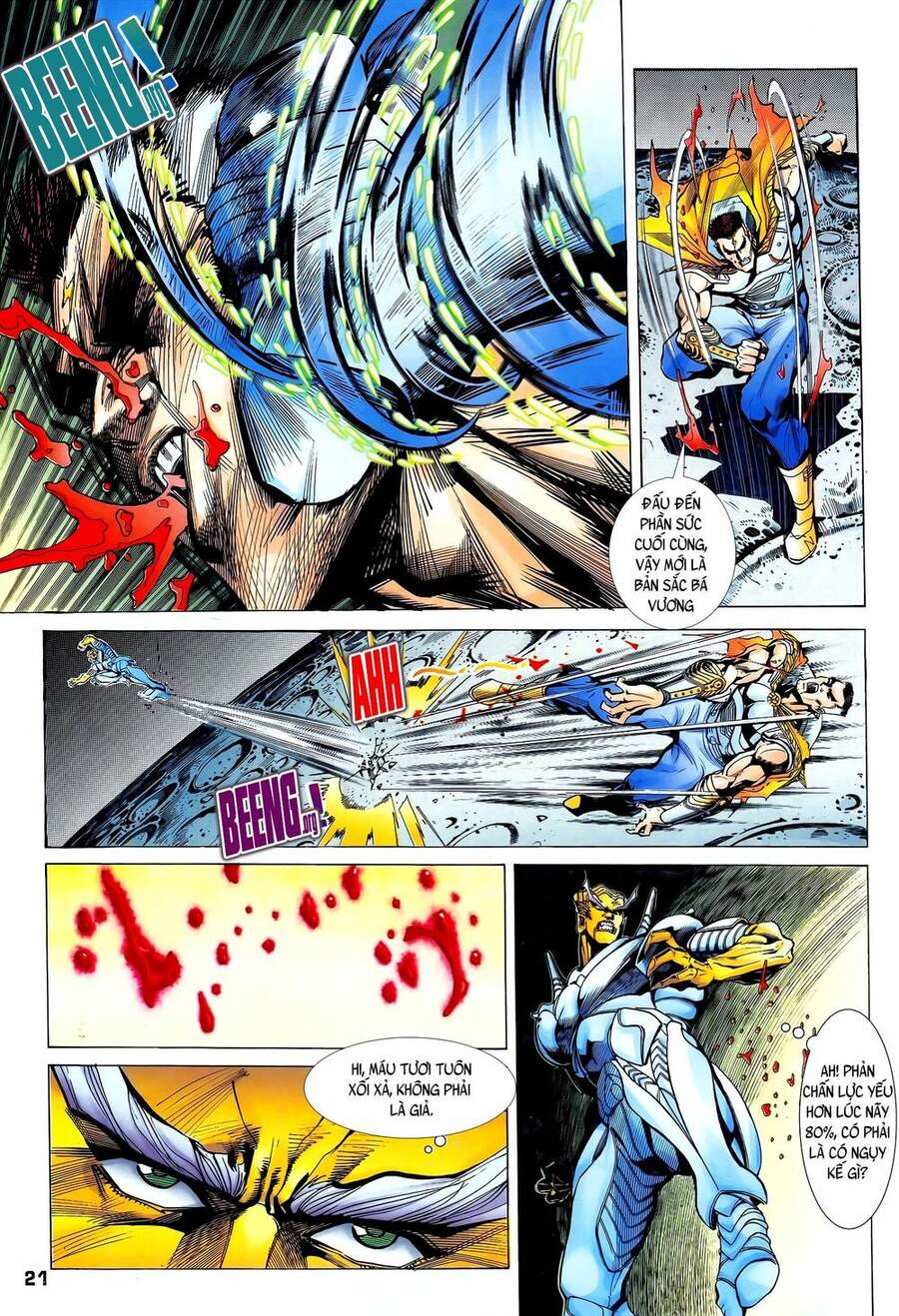 Truyện Tranh Long Hổ 5 Thế trang 8