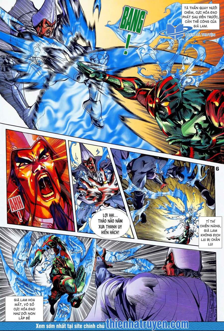 Truyện Tranh Long Hổ 5 Thế trang 8