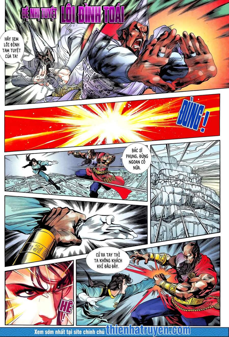 Truyện Tranh Long Hổ 5 Thế trang 8