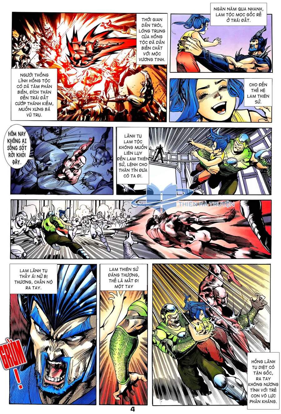 Truyện Tranh Long Hổ 5 Thế trang 8