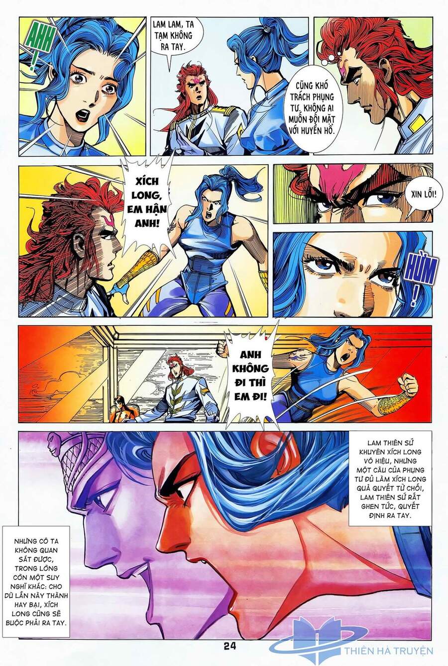 Truyện Tranh Long Hổ 5 Thế trang 8