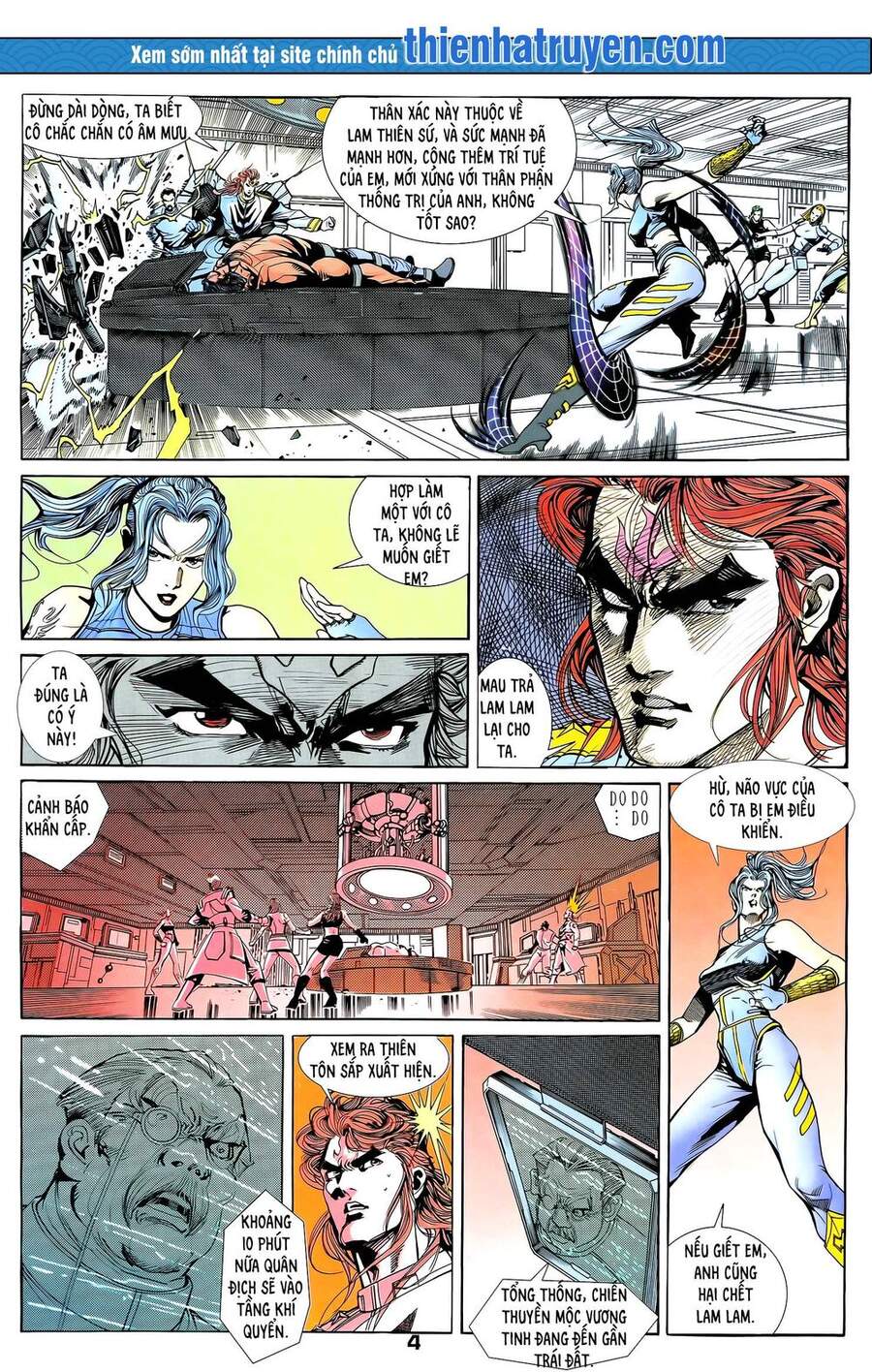 Truyện Tranh Long Hổ 5 Thế trang 8