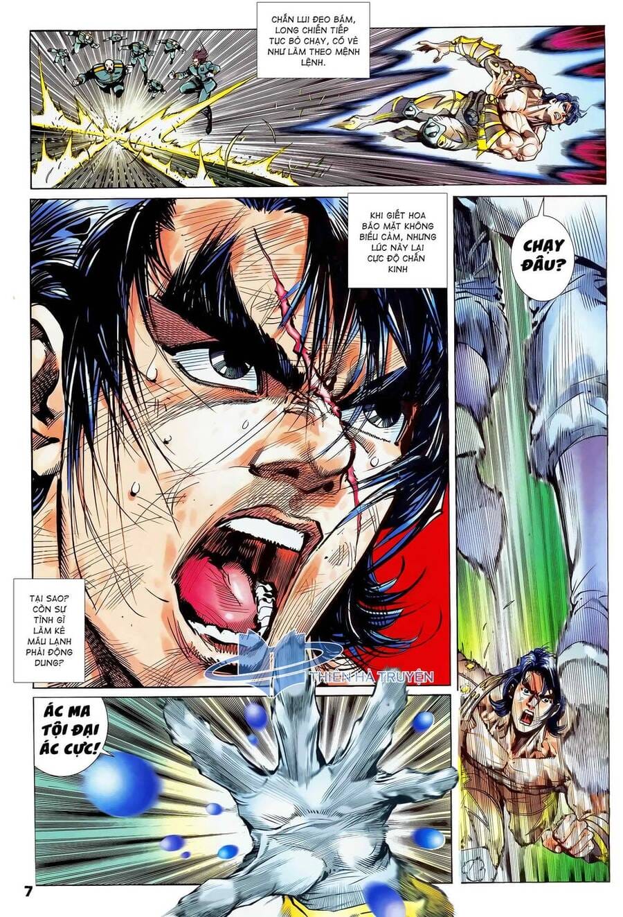 Truyện Tranh Long Hổ 5 Thế trang 8