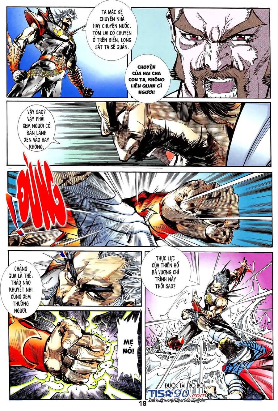 Truyện Tranh Long Hổ 5 Thế trang 8
